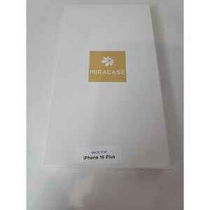 MiraCase Magnetic IPhone 16 Plus Case Black  24H09
